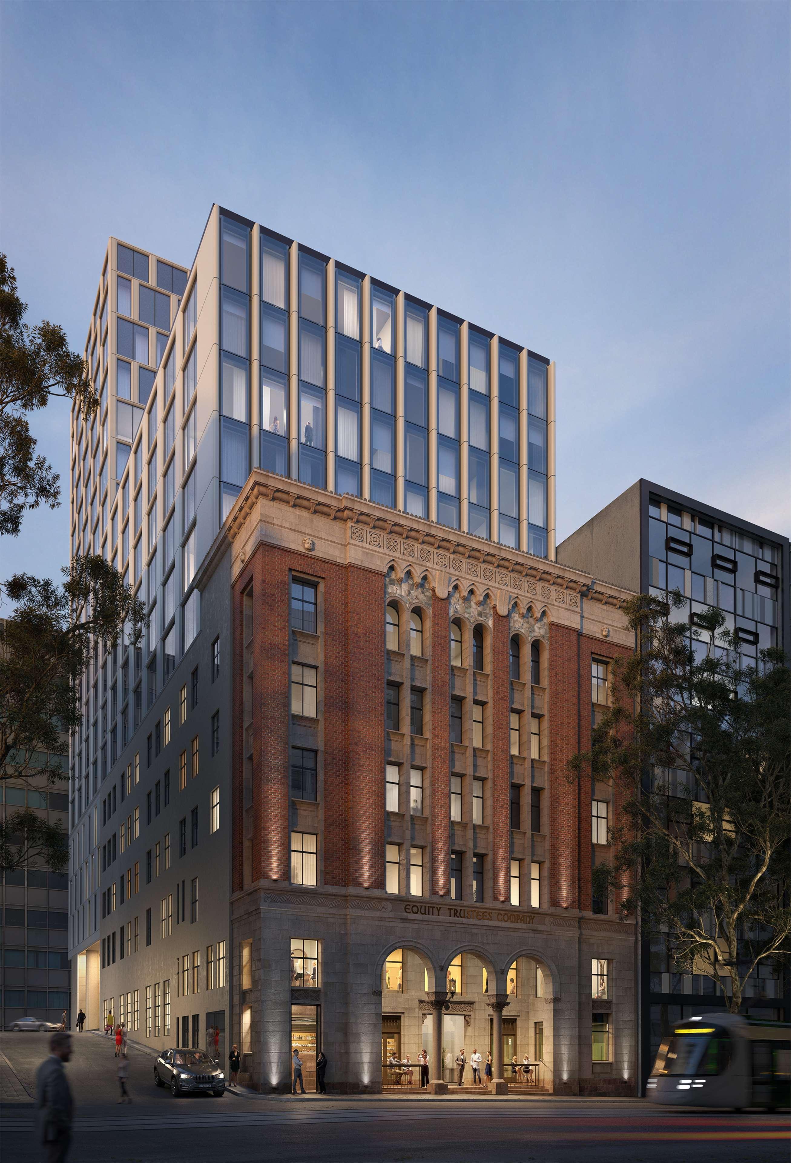 Hilton Melbourne Little Queen Street Екстер'єр фото The proposed hotel