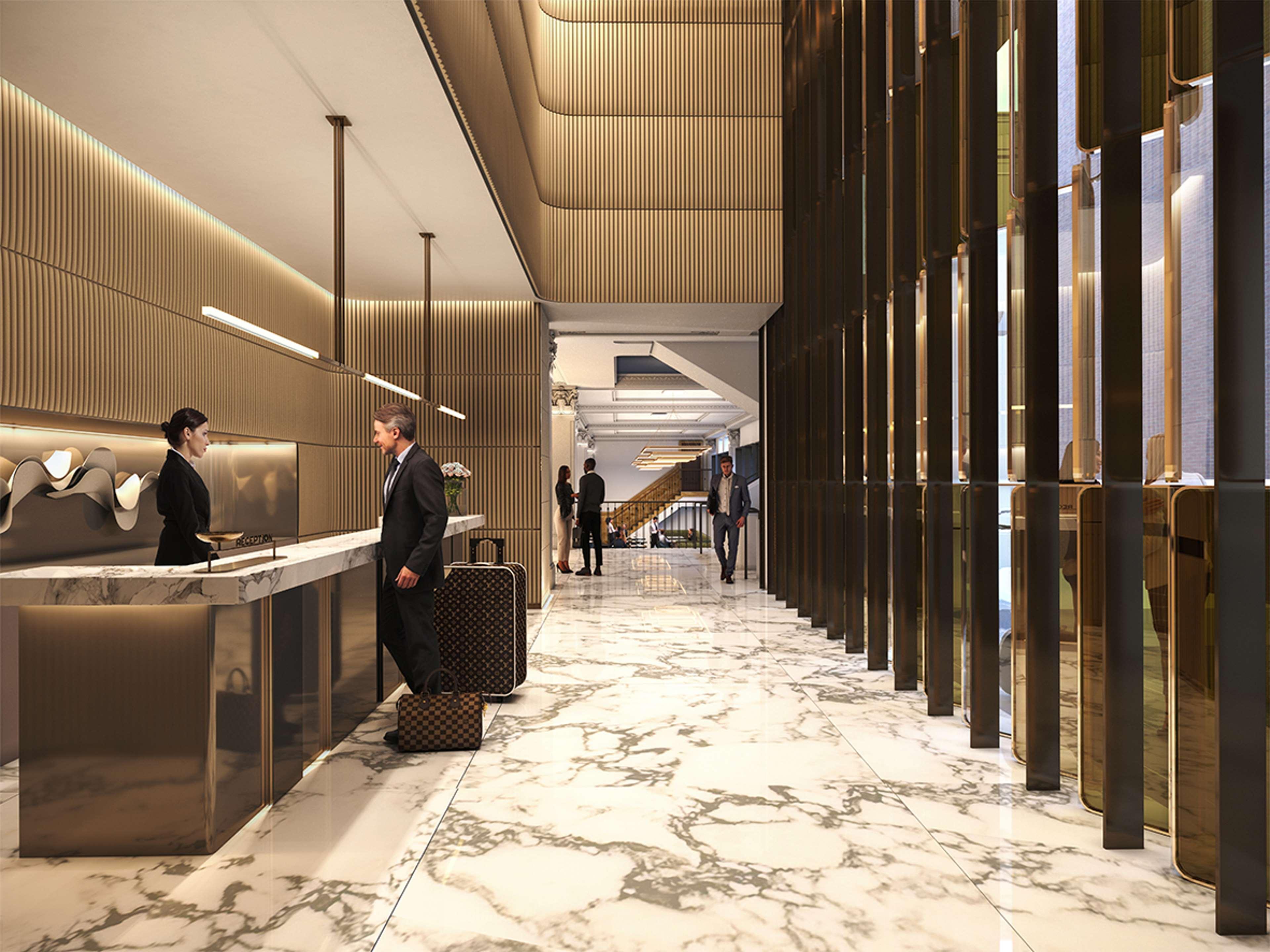 Hilton Melbourne Little Queen Street Екстер'єр фото The new private suite at London Heathrow Airport