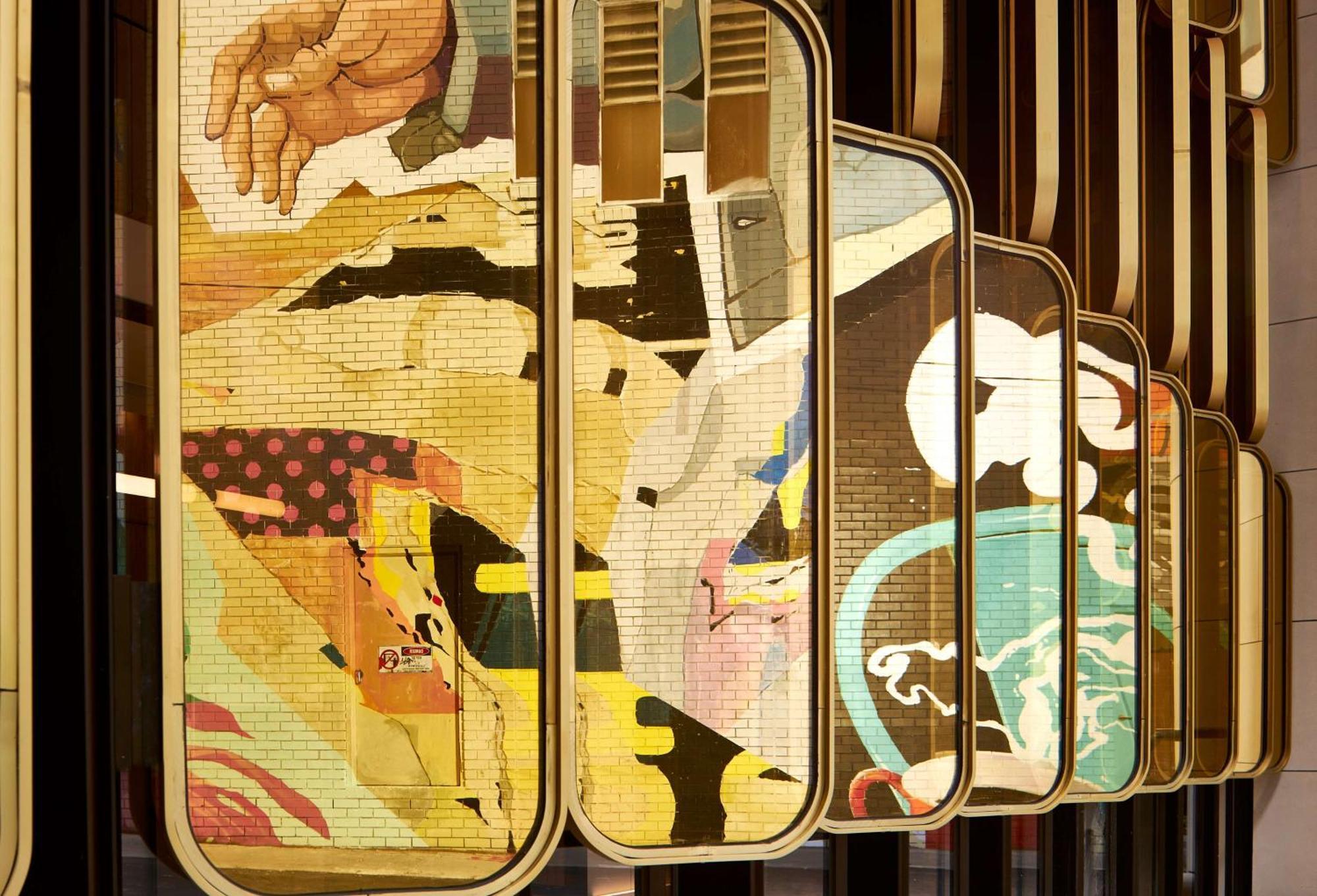 Hilton Melbourne Little Queen Street Екстер'єр фото The 1960s mural