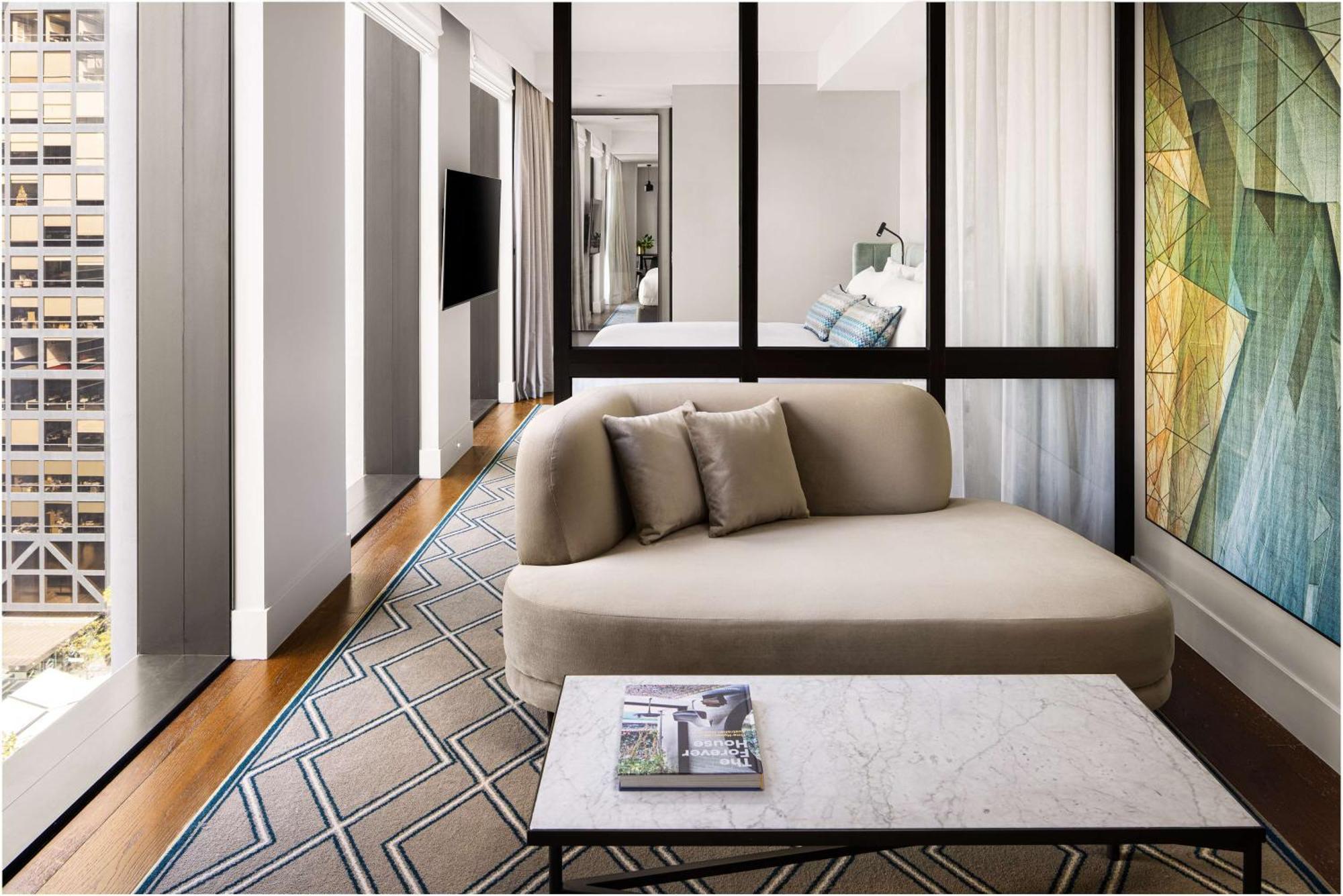Hilton Melbourne Little Queen Street Екстер'єр фото A suite at the hotel