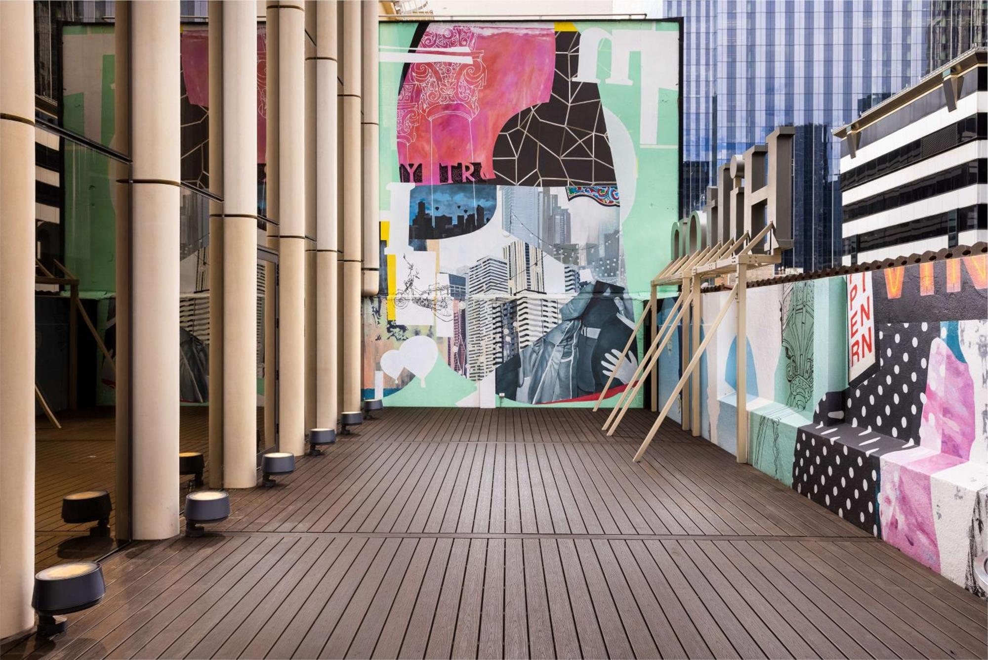 Hilton Melbourne Little Queen Street Екстер'єр фото The interior of the gallery