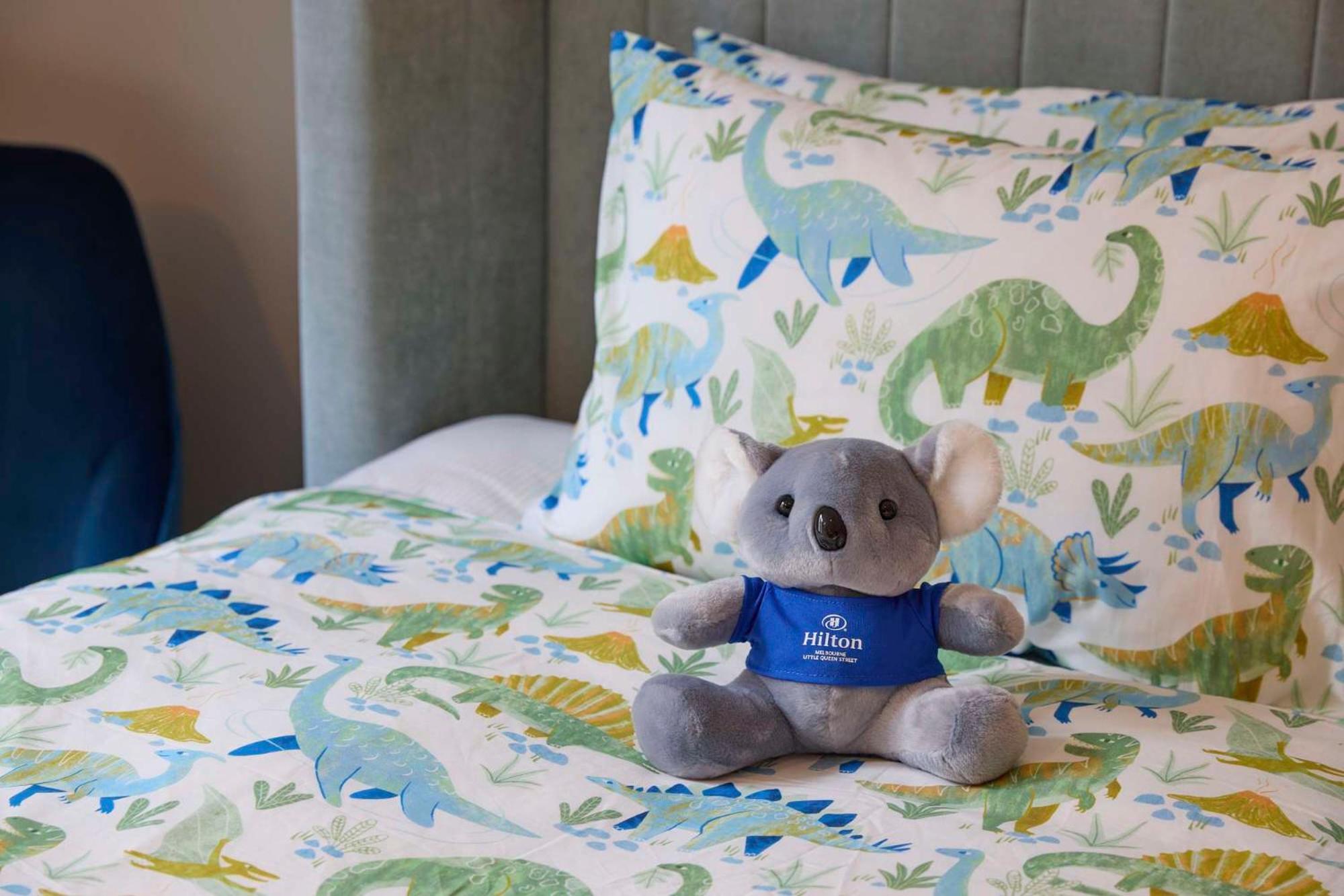 Hilton Melbourne Little Queen Street Екстер'єр фото A plush toy of the character